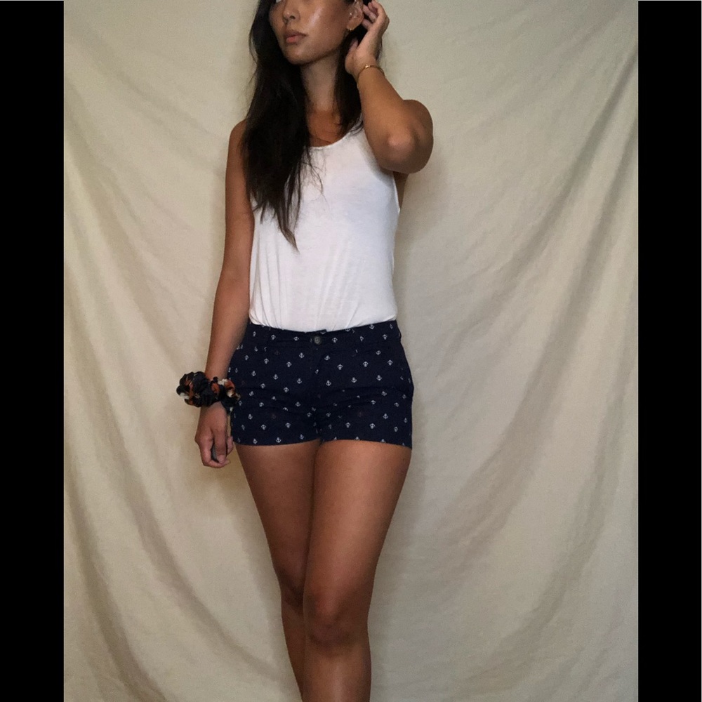 ☀️Uniqlo printed shorts with anchors